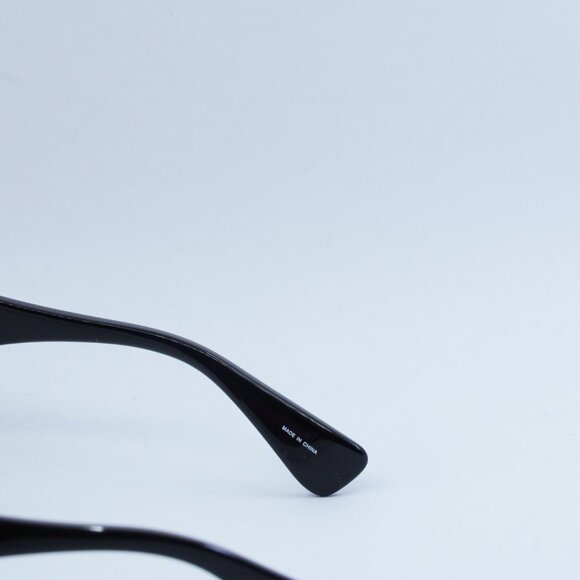 Moschino MOS152/S 0807 CU Sunglasses Black Geometric Frame, Yellow Lenses - Picture 6 of 10